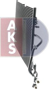 AKS Dasis 482020N - Condenser, air conditioning autospares.lv