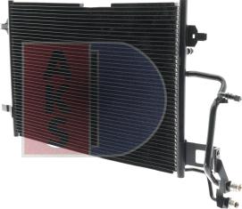 AKS Dasis 482020N - Condenser, air conditioning autospares.lv