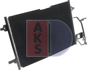 AKS Dasis 482020N - Condenser, air conditioning autospares.lv