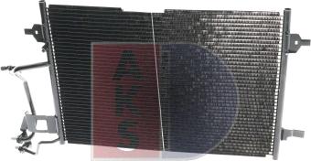 AKS Dasis 482020N - Condenser, air conditioning autospares.lv