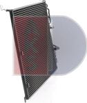 AKS Dasis 482021N - Condenser, air conditioning autospares.lv