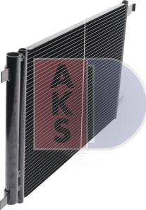 AKS Dasis 482023N - Condenser, air conditioning autospares.lv