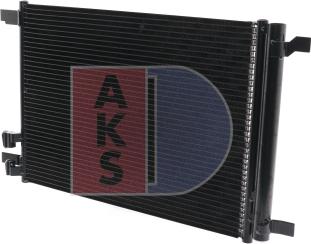 AKS Dasis 482023N - Condenser, air conditioning autospares.lv