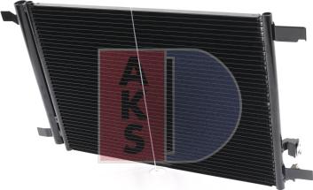 AKS Dasis 482023N - Condenser, air conditioning autospares.lv