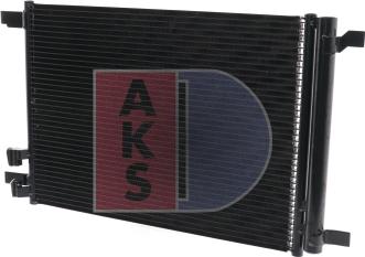 AKS Dasis 482023N - Condenser, air conditioning autospares.lv