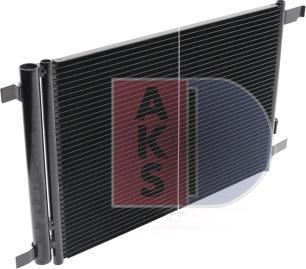 AKS Dasis 482023N - Condenser, air conditioning autospares.lv