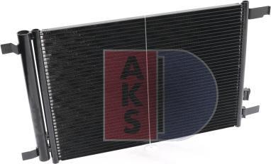 AKS Dasis 482023N - Condenser, air conditioning autospares.lv