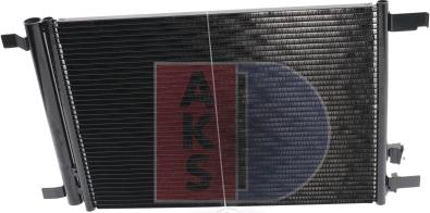 AKS Dasis 482023N - Condenser, air conditioning autospares.lv