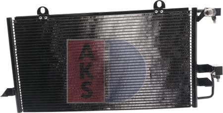 AKS Dasis 482070N - Condenser, air conditioning autospares.lv