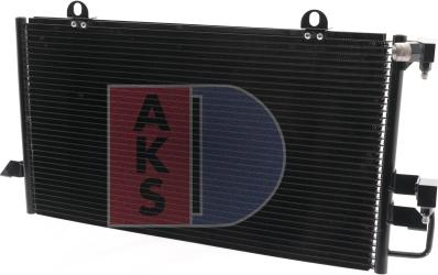 AKS Dasis 482070N - Condenser, air conditioning autospares.lv