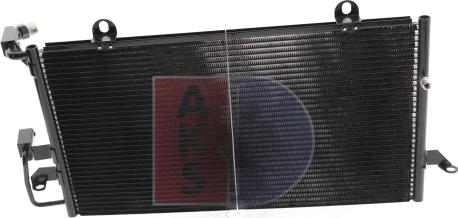 AKS Dasis 482070N - Condenser, air conditioning autospares.lv