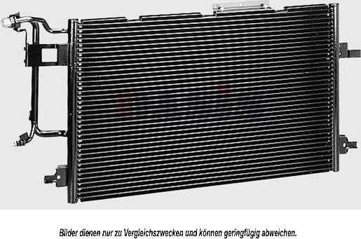 AKS Dasis 482220N - Condenser, air conditioning autospares.lv