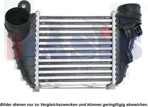 AKS Dasis 487016N - Intercooler, charger autospares.lv