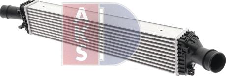 AKS Dasis 487024N - Intercooler, charger autospares.lv