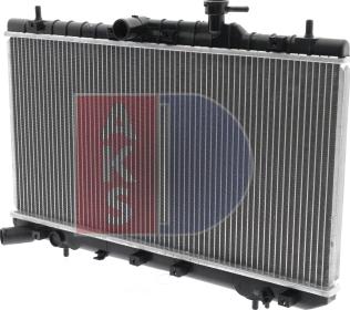 AKS Dasis 560099N - Radiator, engine cooling autospares.lv