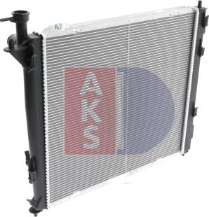 AKS Dasis 560091N - Radiator, engine cooling autospares.lv