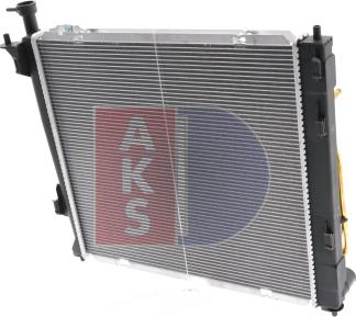 AKS Dasis 560091N - Radiator, engine cooling autospares.lv