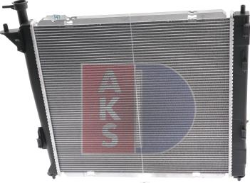 AKS Dasis 560091N - Radiator, engine cooling autospares.lv