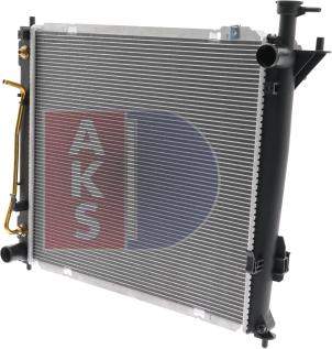 AKS Dasis 560091N - Radiator, engine cooling autospares.lv