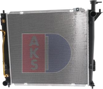 AKS Dasis 560091N - Radiator, engine cooling autospares.lv