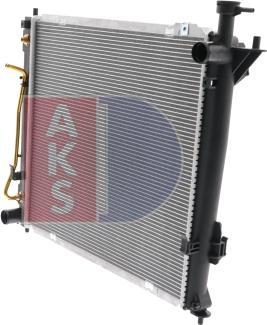 AKS Dasis 560091N - Radiator, engine cooling autospares.lv