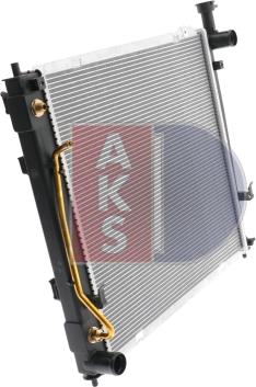 AKS Dasis 560091N - Radiator, engine cooling autospares.lv