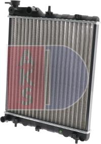 AKS Dasis 560047N - Radiator, engine cooling autospares.lv