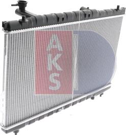 AKS Dasis 560019N - Radiator, engine cooling autospares.lv