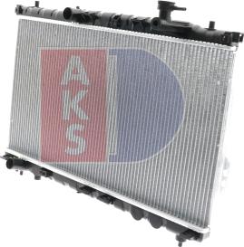 AKS Dasis 560019N - Radiator, engine cooling autospares.lv