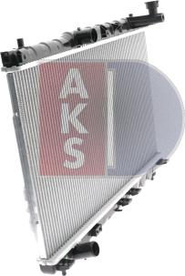 AKS Dasis 560019N - Radiator, engine cooling autospares.lv