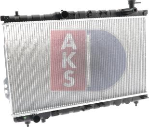 AKS Dasis 560019N - Radiator, engine cooling autospares.lv