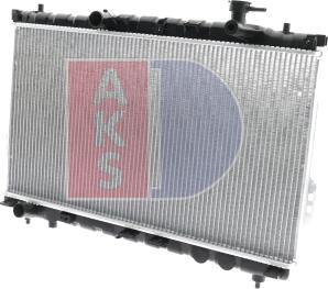 AKS Dasis 560019N - Radiator, engine cooling autospares.lv