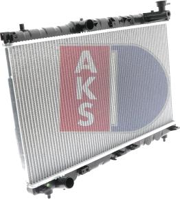 AKS Dasis 560019N - Radiator, engine cooling autospares.lv