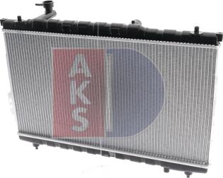 AKS Dasis 560019N - Radiator, engine cooling autospares.lv