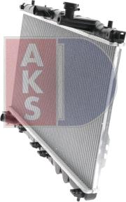 AKS Dasis 560019N - Radiator, engine cooling autospares.lv