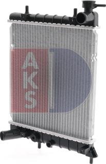 AKS Dasis 560014N - Radiator, engine cooling autospares.lv