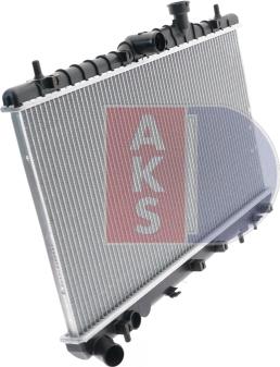 AKS Dasis 560015N - Radiator, engine cooling autospares.lv