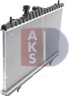 AKS Dasis 560015N - Radiator, engine cooling autospares.lv