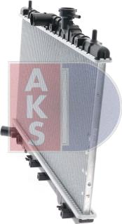 AKS Dasis 560015N - Radiator, engine cooling autospares.lv