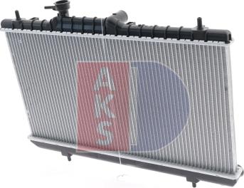 AKS Dasis 560015N - Radiator, engine cooling autospares.lv