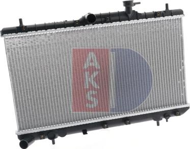 AKS Dasis 560015N - Radiator, engine cooling autospares.lv