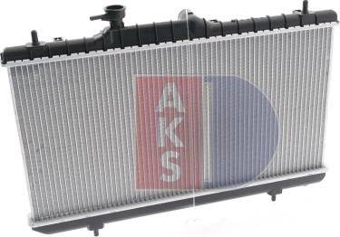 AKS Dasis 560015N - Radiator, engine cooling autospares.lv