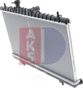 AKS Dasis 560015N - Radiator, engine cooling autospares.lv