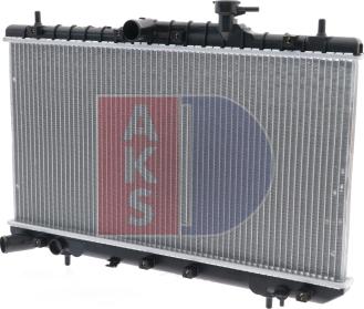 AKS Dasis 560015N - Radiator, engine cooling autospares.lv