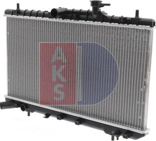 AKS Dasis 560015N - Radiator, engine cooling autospares.lv