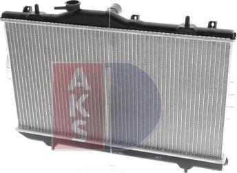 AKS Dasis 560120N - Radiator, engine cooling autospares.lv