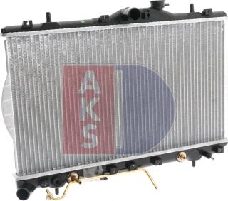 AKS Dasis 560120N - Radiator, engine cooling autospares.lv