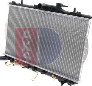 AKS Dasis 560120N - Radiator, engine cooling autospares.lv