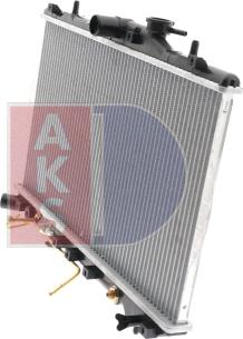 AKS Dasis 560120N - Radiator, engine cooling autospares.lv