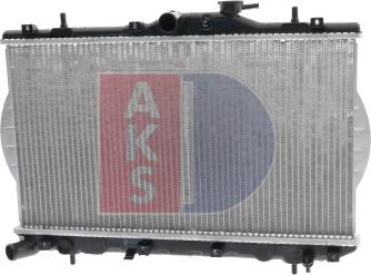 AKS Dasis 560340N - Radiator, engine cooling autospares.lv